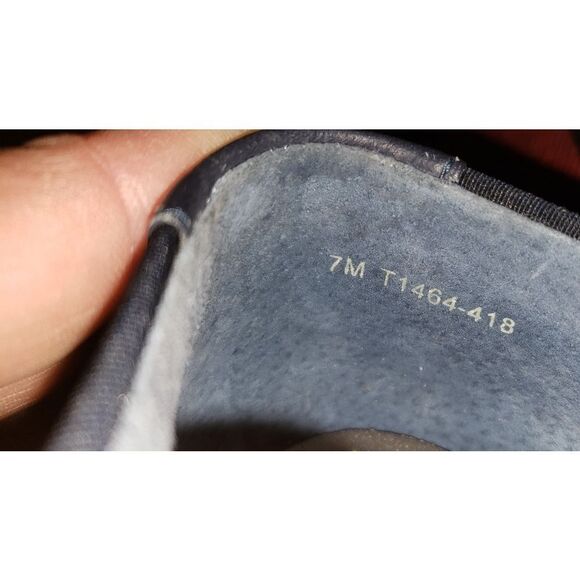 Trotters blue textile Slip-On flats - Picture 8 of 8